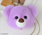 Beautiful, self-designed fabric face sling bag. Free size, single compartment, made in India." (94 characters)